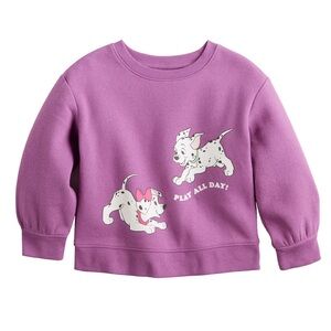 Disney x Jumping Beans | 101 Dalmatians Puppy Dog Play All Day Fleece Sweatshirt